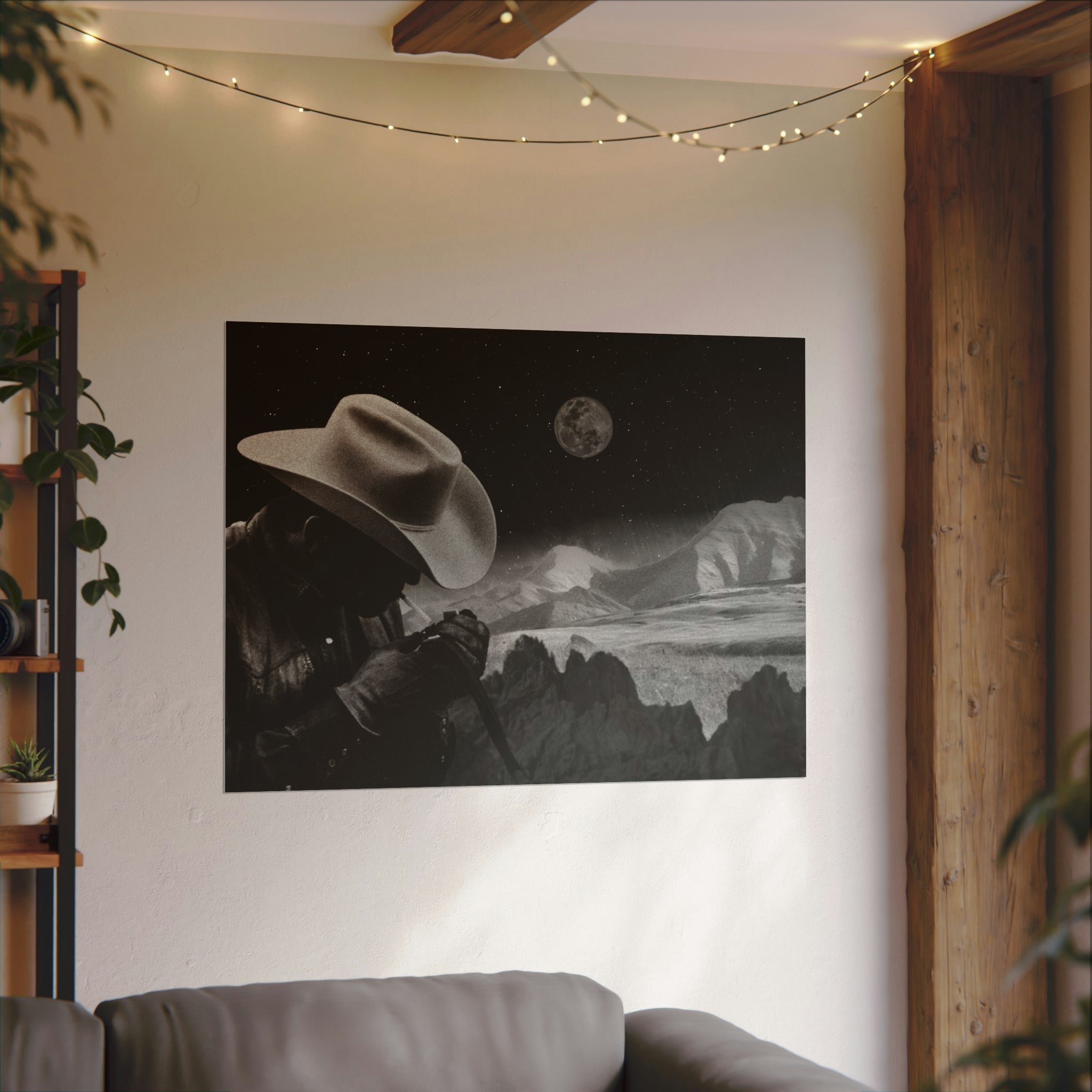 Night on the Range - Premium Textured Print - Strange Pastures Provisions