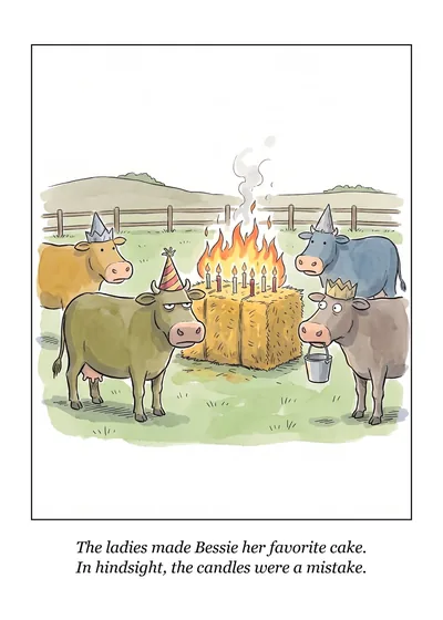 Hindsight birthday card